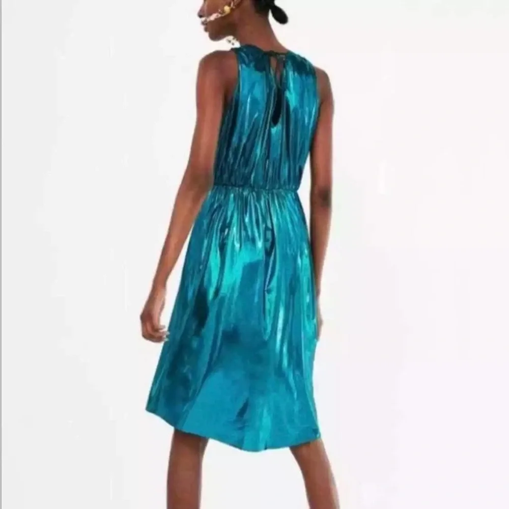Zara Metallic Mini Dress - Picture 2 of 6